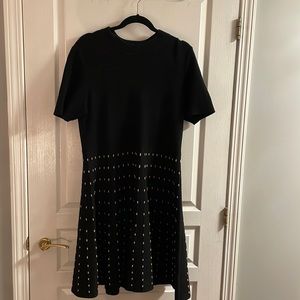 High neck short sleeved sweater dress, Suzy Shier, size XL